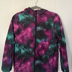 Lands’ End Insulated Winter Jacket, Galaxy Print